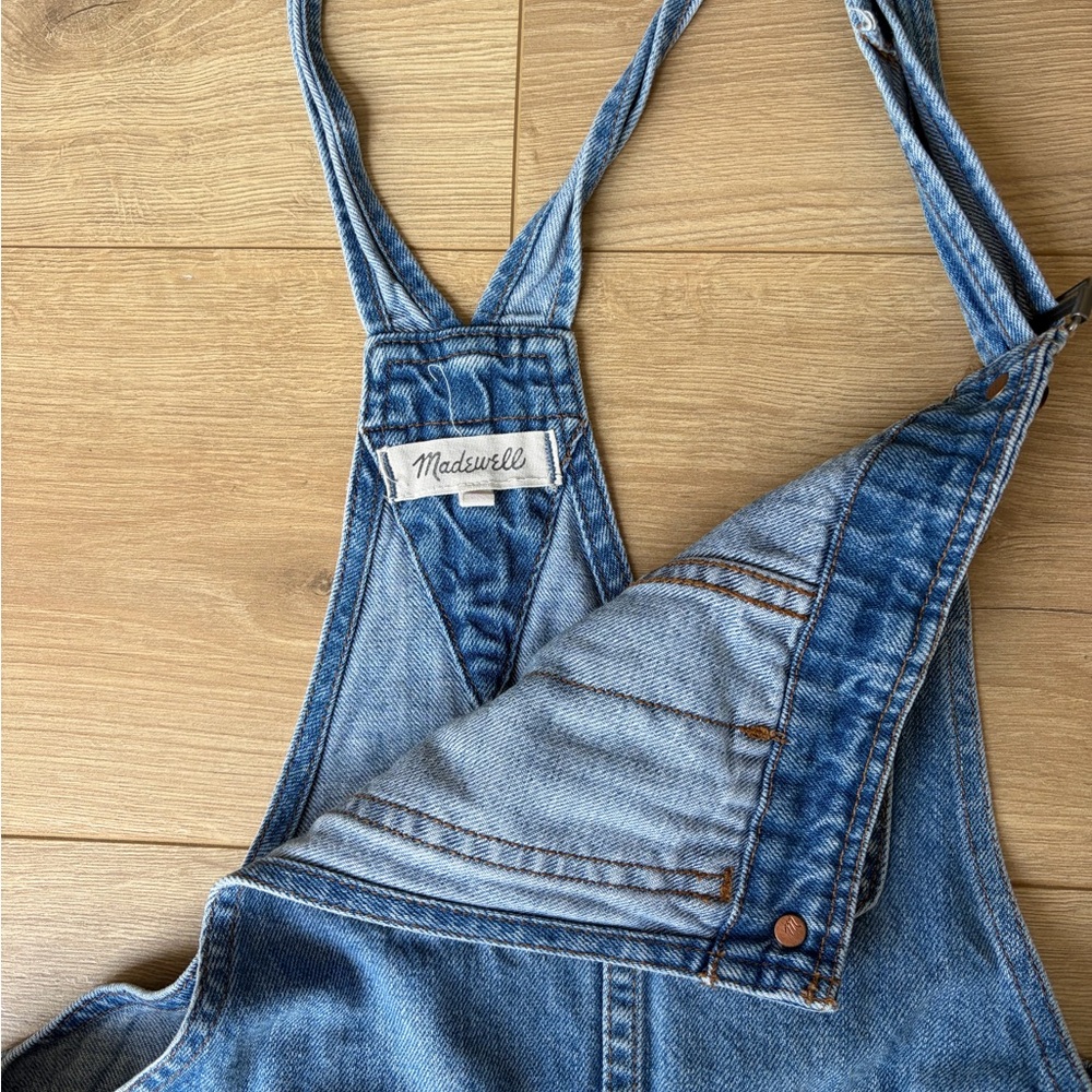 Madewell Light Blue Denim Overalls